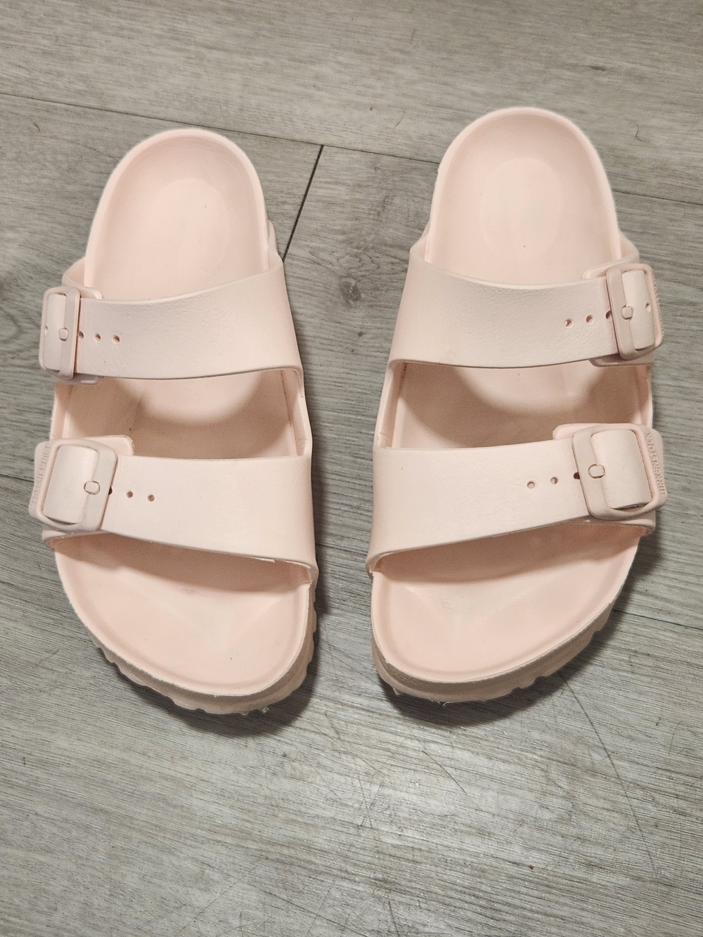 Birkenstock Women’s Essentials Arizona EVA Slide - Light Pink 36/ 5.5 - Picture 2 of 6
